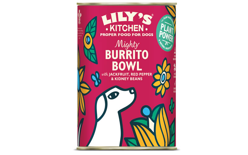 Burrito bowl Lily's Kitchen vegan dog food
