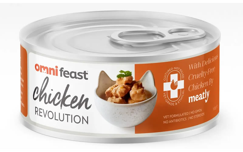 Omnifeast first cultivated meat cat food in UK